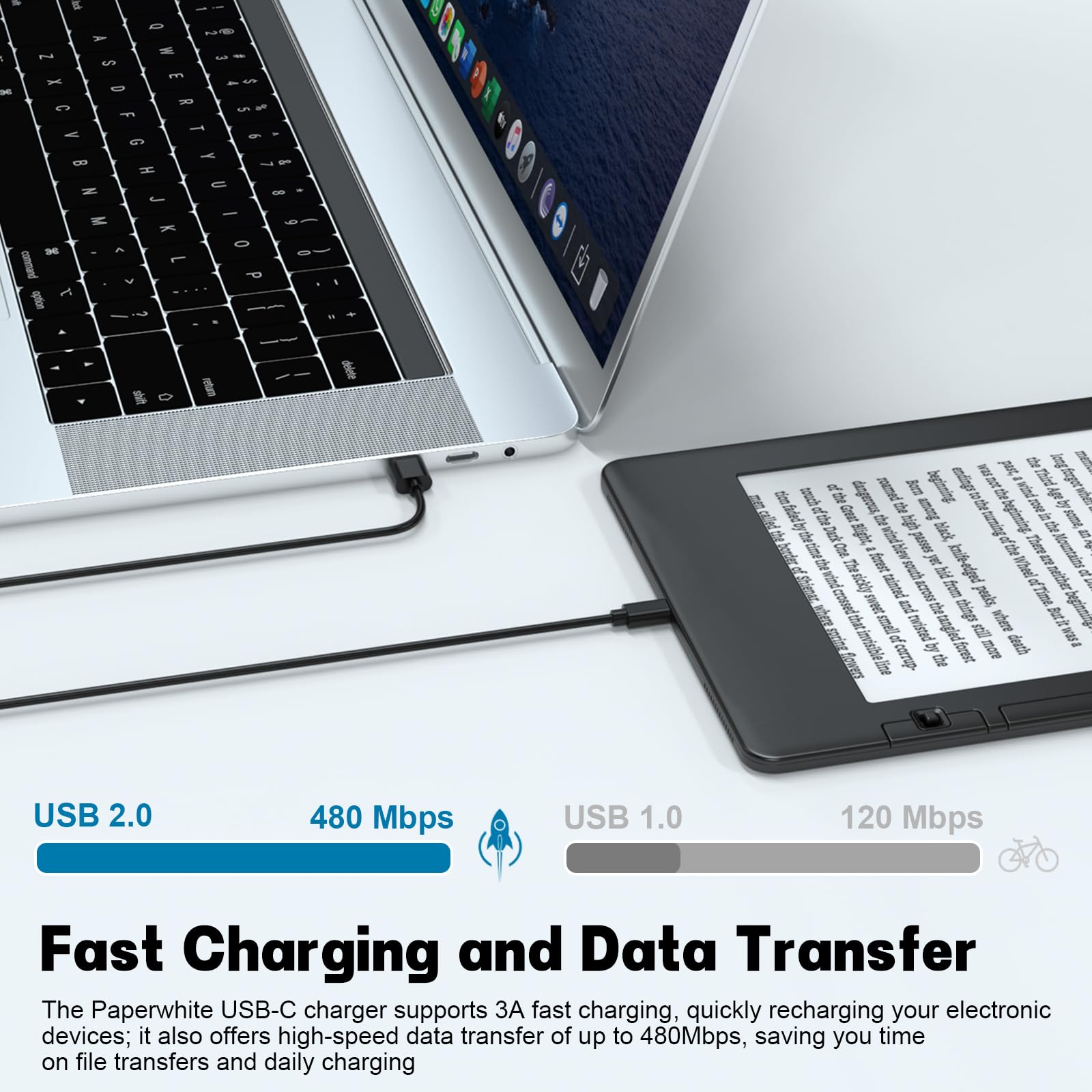 Amazon.co.jp: USB Type C 充電ケーブル Kindle Paperwhite 2022